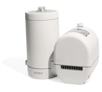 Filtro y bomba para piscina Intex C2500, 9.463 litros por hora, conexión de 38 mm, color gris