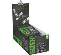 Filtros de carbón activado delgados, de 6 mm de diámetro, color blanco, paquete de 10 unidades por juego