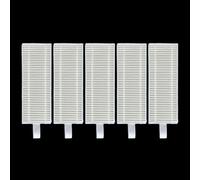 Filtros de repuesto lavables para aspiradoras robot Lefant M210 M210B M213 M210S K3, paquete de 5 unidades, estilo HEPA blanco