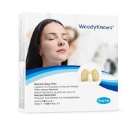 Filtros Nasales WoodyKnows Nasclear - Alivio de las Alergias y Protección contra la Contaminación | Transporte Público y Cuidado de Mascotas (Prueba S/M/L/XL)