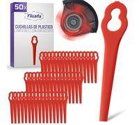 Filzada® 50x Cuchillas de Recambio Set compatibles con Desbrozadora Einhell