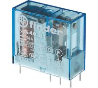 Finder serie 40 - Rele reticulado 5mm 1 conmutado 16a 24vdc sensible