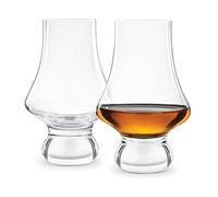 Final Touch Vasos de degustación de whisky, juego de 2 vasos de cristal sin plomo, reforzados con titanio DuraShield, hechos a mano (LFG4122)