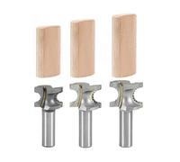 Findbuytool Fresa de 8 mm, vástago de carburo de tungsteno, juego de 3, fresadora para Festool Domino Router Bits, Fresa para fresadora DF700, tamaños D10, D12, D14 mm