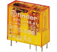 Finder 40.61.8.230.0000 Relé enchufable/de circuito impreso, 230 V AC, 1 W, 16 A, 1 unidad 3 Stück Steck-/Printrelais