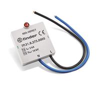 Finder 7P3182750005 Serie 7P - Descargadores de sobretensión, con contacto de control remoto, CA 50/60 Hz, descarga de sobretensión tipo 3, 1 variador, 275 V, 5 kA