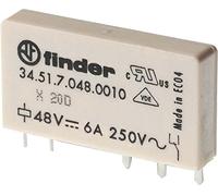 Finder serie 34 - Mini rele circuito impreso 5mm contacto conmutado contacto abierto agni 6vdc