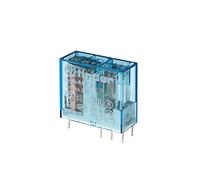 Finder Relé Serie 40 mini 12 V DC 2 contactos conmutados 8 A/250 VAC transparente