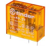 Finder serie 40 - Rele mini reticulado 3.5mm conmutado 10a 24vac