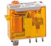 Finder Relé 46618230.00 230 VAC 1 cto con pulsador de prueba 16 A/250 VAC