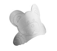 Finger Protector For Cutting Food | 2.95x2.36 Inches, Stainless Steel Finger CuttingShield | AdjustableFinger Cutting Shield, Kitchen Defense With Pattern For Chopping Vegetables