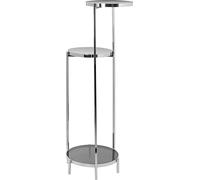 Fink ISARA, columna, acero inoxidable, cromado, vidrio, brillo intenso, gris, plateado, L. 42,5 cm, Ancho 35,5 cm, Alto 102 cm. 148006