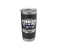 Finnish Dad Best Friends For Life Funny For Fathers Daddy Vaso térmico de acero inoxidable de doble pared