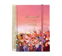 finocam - Agenda 2022 diaria, de enero 2022 a diciembre 2022 (12 meses) E10-155x212 mm Espiral Design Collection Momento Italiano