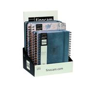 Finocam Agenda Anual 2027 Internacional Optimal Wire-O con tapa extra y goma
