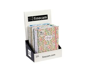 Finocam Agenda Anual Cloe 16 Meses (2026-27) Surtido Expositor de 6