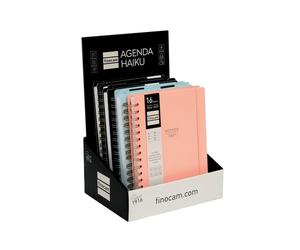 Finocam Agenda Anual Haiku 16 Meses 2026-27 Wire-O Tapa Extradura