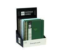 FINOCAM Agenda Anual Haiku 2027 Wire-O Tapa Extra con Goma E10 Surtido