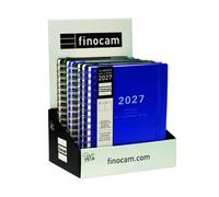 Finocam Agenda Anual Tempus Wire-O 2027 Tapa PP con Goma 4º