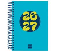 Finocam Agenda Cool Estudiantes Espiral 8º 120x164 mm 1Dp Azul Curso 2026-2027