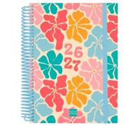Finocam Agenda Diva 4º 155x212 mm Espiral Primavera Curso 2026-2027 para Estudiantes