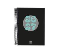 FINOCAM AGENDA ESCOLAR 26-27 8º SVH COOL NEGRO ESPIRAL
