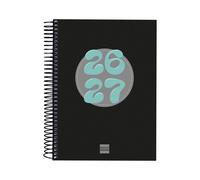 FINOCAM AGENDA ESCOLAR COOL CUARTO DP 26-27 NEGRO AGENDA ESPIRAL CURSO