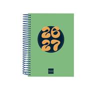 FINOCAM AGENDA ESCOLAR COOL OCTAVO DP 26-27 VERDE AGENDA ESPIRAL CURSO
