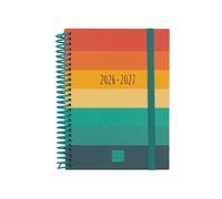 FINOCAM AGENDA ESCOLAR DIVA OCTAVO SEMANA VISTA HZTAL 26-27 COLORS AGENDA ESPIRAL CURSO
