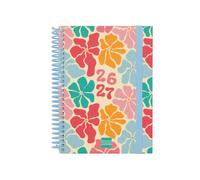 FINOCAM AGENDA ESCOLAR DIVA OCTAVO SEMANA VISTA HZTAL 26-27 SPRING AGENDA ESPIRAL CURSO