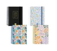 FINOCAM Agenda Escolar Euskera Secundaria 2026-27 Espiral Pack de 8