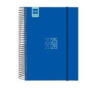 Finocam - Agenda Espir Curso 2025 2026 1 Día Página Septiembre 2025- Agosto 2026 (12 meses) Azul Catalán