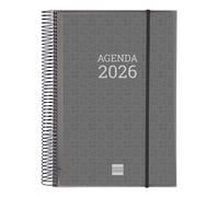 Finocam - Agenda Espiral Personalizable Basics 2026 Enero 2026 - Diciembre 2026 (12 meses) Español 1 day page E40 - 210x297mm