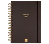 Finocam Agenda Haiku Espiral 16 M E10 155x212 mm Tapa Cartón Suave Negro 2026-2027