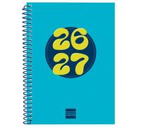 Finocam Agenda SVH Cool para Estudiantes Espiral 8º 120x164 mm Azul Curso 2026-2027