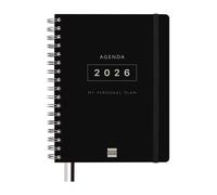 Finocam - agenda tempus 16 meses 2025 2026 semana vista vertical septi