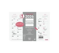 Finocam - Calendario Bloc Chic con Imán para Escribir 2026 Chic Blanco Enero 2026 - Diciembre 2026 (12 meses) Catalán My vista S - 210 x 150 mm
