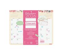 Finocam - Calendario Bloc Design de Pared con Imán para Escribir 2026 Design Enero 2026 - Diciembre 2026 (12 meses) Español My vista 250 x 200 mm