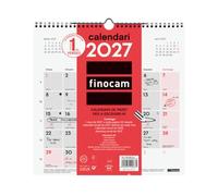 Finocam Calendario de Pared Escribir 2027 | Neutro · Idioma: Catalán