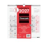Finocam Calendario de Pared Escribir 2027 | Neutro · Idioma: Español