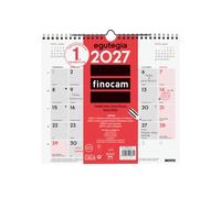 Finocam Calendario de Pared Escribir 2027 | Neutro · Idioma: Euskera