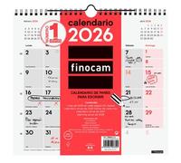Finocam Calendario De Pared Escritura M-265x245 mm Neutro 2026