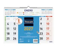 Finocam Calendario de Pared Mixto 2027 | Color · Idioma: Español