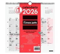 Finocam Calendario De Pared Para Escribir 30x30 cm Mv Neutro 2026