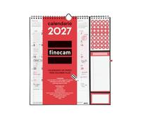Finocam Calendario de Pared Plus 2027 | Neutro · Idioma: Español