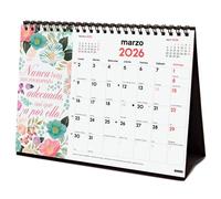 Finocam Calendario De Sobremesa Para Escribir S-210x150 mm Mv Imágenes Frases Motivadoras 2026