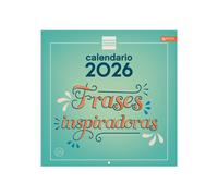 Finocam - Calendario Imágenes de Pared 30x30 para Escribir 2026 Frases inspiradoras Enero 2026 - Diciembre 2026 (12 meses) + Sep.-Dic. 2025 (4 meses) reducidos Español My vista 30x30 - 300x300 mm