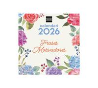 Finocam - Calendario Imágenes de Pared 30x30 para Escribir 2026 Frases motivadoras Enero 2026 - Diciembre 2026 (12 meses) + Sep.-Dic. 2025 (4 meses) reducidos Catalán My vista 30x30 - 300x300 mm