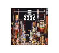 Finocam - Calendario Imágenes de Pared Internacional 2026 Traveling Enero 2026 - Diciembre 2026 (12 meses) + Sep.-Dic. 2025 (4 meses) reducidos Internacional My vista 30x30 - 300x300 mm