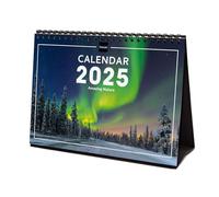 Finocam - Calendario Imágenes de Sobremesa Internacional 2025 Mes Vista Enero 2025 - Diciembre 2025 (12 meses) Nature Internacional